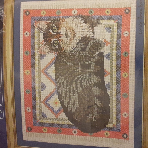 Designs For The Needle "Ivory Cats" Counted Cross Stitch Kit New - Picture 2 of 5
